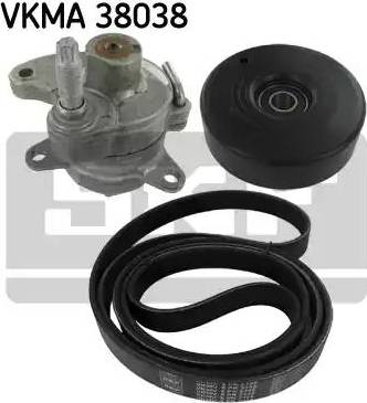 SKF VKMA 38038 - Поликлиновый ременный комплект autodnr.net