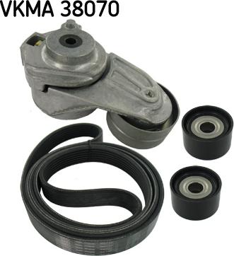 SKF VKMA 38070 - Поликлиновый ременный комплект autodnr.net
