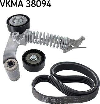SKF VKMA 38094 - Поликлиновый ременный комплект autodnr.net