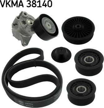 SKF VKMA 38140 - Поликлиновый ременный комплект autodnr.net