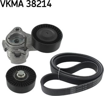 SKF VKMA 38214 - Поликлиновый ременный комплект autodnr.net