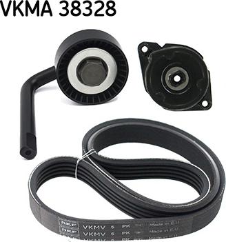 SKF VKMA 38328 - Поликлиновий ремінний комплект autocars.com.ua