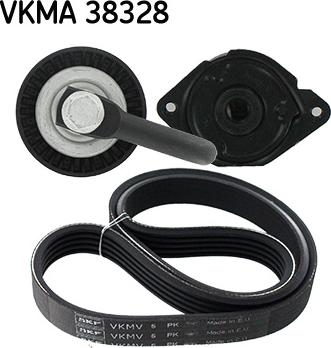 SKF VKMA 38328 - Поликлиновий ремінний комплект autocars.com.ua