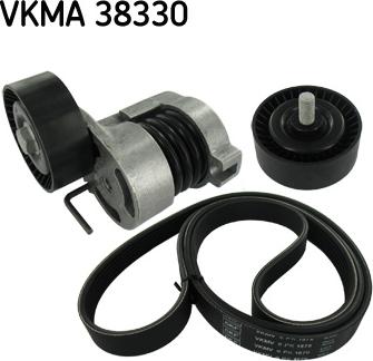 SKF VKMA 38330 - Поликлиновий ремінний комплект autocars.com.ua