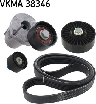 SKF VKMA 38346 - Поликлиновый ременный комплект autodnr.net