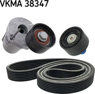 SKF VKMA 38347 - Поликлиновий ремінний комплект autocars.com.ua