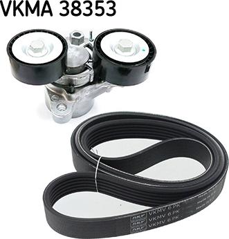 SKF VKMA 38353 - Поликлиновый ременный комплект autodnr.net