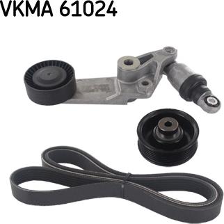 SKF VKMA 61024 - Поликлиновый ременный комплект autodnr.net