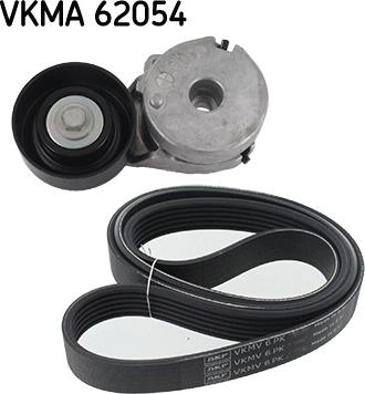 SKF VKMA 62054 - Поликлиновый ременный комплект autodnr.net