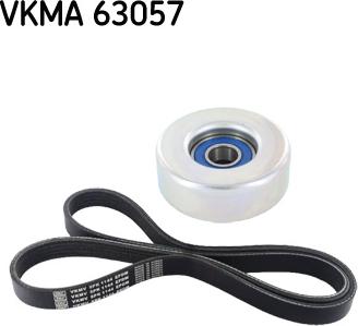 SKF VKMA 63057 - Поликлиновый ременный комплект autodnr.net