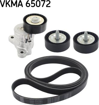 SKF VKMA 65072 - Поликлиновый ременный комплект autodnr.net