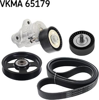 SKF VKMA 65179 - Поликлиновий ремінний комплект autocars.com.ua