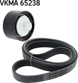 SKF VKMA 65238 - Поликлиновый ременный комплект autodnr.net