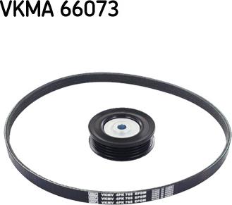 SKF VKMA 66073 - Поликлиновый ременный комплект autodnr.net
