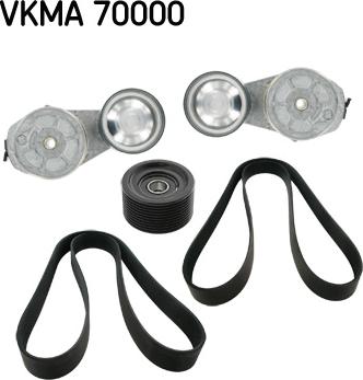 SKF VKMA 70000 - Поликлиновый ременный комплект autodnr.net