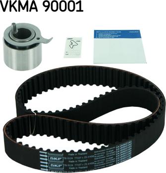SKF VKMA 90001 - Комплект ремня ГРМ. ремень ГРМ  ролик-натяжитель autodnr.net