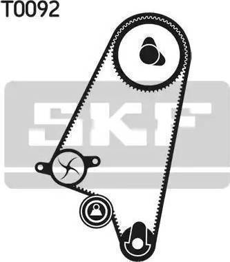 SKF vkma90008 - Комплект ремня ГРМ autodnr.net