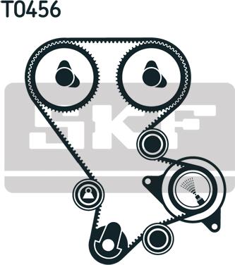 SKF VKMA 94508 - Комплект ременя ГРМ autocars.com.ua