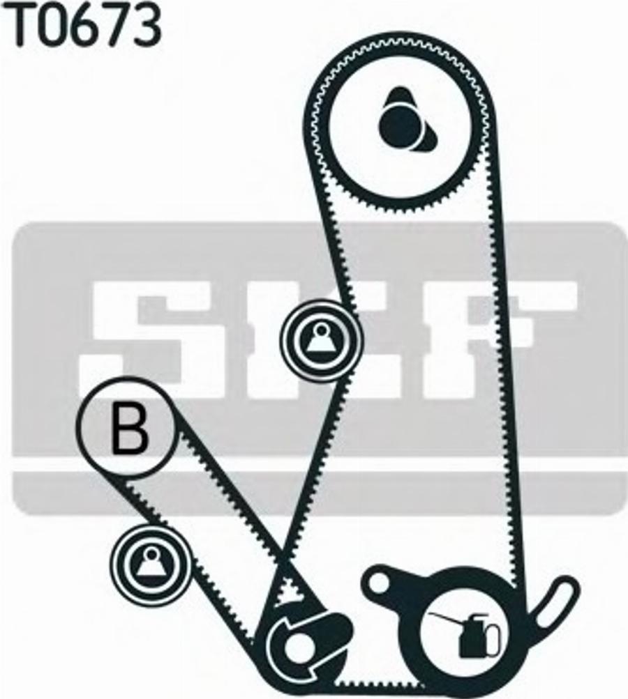 SKF VKMA95008 - Комплект ремня ГРМ avtokuzovplus.com.ua