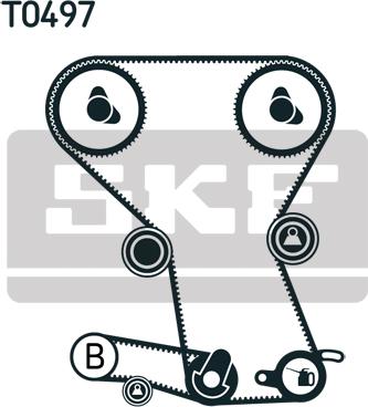 SKF VKMA 95023 - Комплект ремня ГРМ autodnr.net