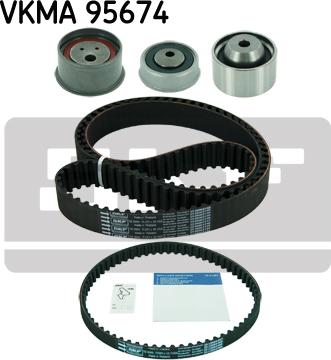 SKF VKMA 95674 - Комплект ременя ГРМ autocars.com.ua