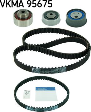SKF VKMA 95675 - Комплект ременя ГРМ autocars.com.ua