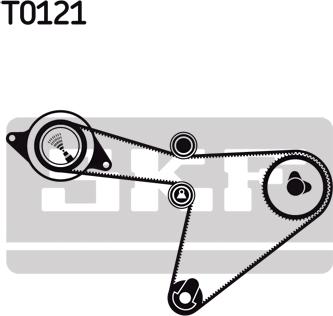 SKF VKMA 97506 - Комплект ременя ГРМ autocars.com.ua