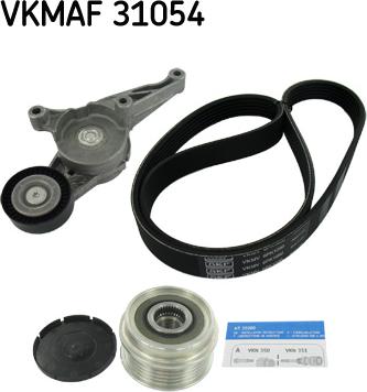 SKF VKMAF 31054 - Поликлиновый ременный комплект autodnr.net