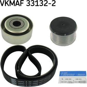 SKF VKMAF 33132-2 - Поликлиновый ременный комплект avtokuzovplus.com.ua