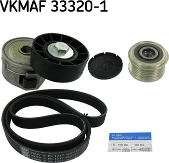 SKF VKMAF 33320-1 - Поликлиновый ременный комплект avtokuzovplus.com.ua