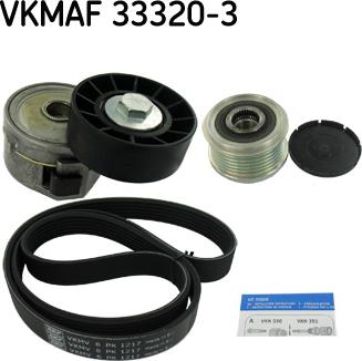 SKF VKMAF 33320-3 - Поликлиновый ременный комплект avtokuzovplus.com.ua