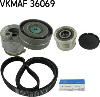 SKF VKMAF 36069 - Поликлиновый ременный комплект autodnr.net