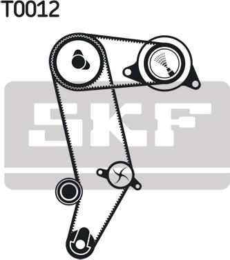 SKF VKMC 01040 - Водяной насос + комплект зубчатого ремня avtokuzovplus.com.ua