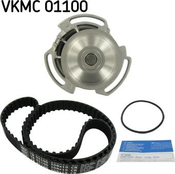 SKF VKMC 01100 - Водяной насос + комплект зубчатого ремня avtokuzovplus.com.ua