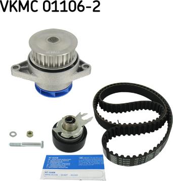 SKF VKMC 01106-2 - Водяной насос + комплект зубчатого ремня autodnr.net