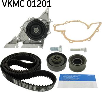 SKF VKMC 01201 - Водяний насос + комплект зубчатого ременя autocars.com.ua