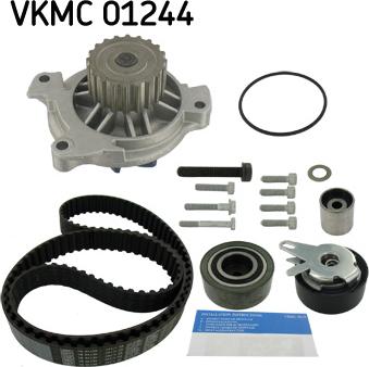 SKF VKMC 01244 - Водяний насос + комплект зубчатого ременя autocars.com.ua