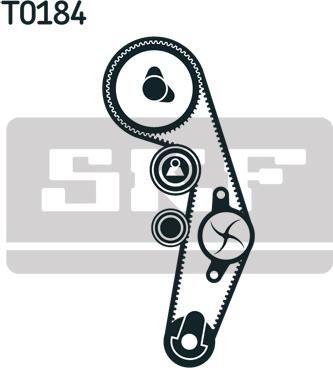SKF VKMC 01250-1 - Водяной насос + комплект зубчатого ремня autodnr.net