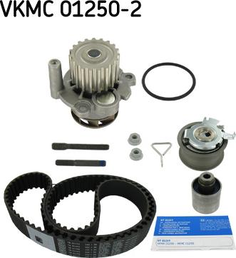 SKF VKMC 01250-2 - Водяной насос + комплект зубчатого ремня autodnr.net