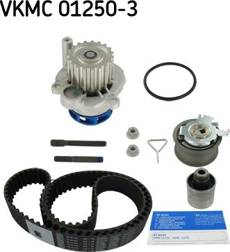 SKF VKMC 01250-3 - Водяной насос + комплект зубчатого ремня autodnr.net