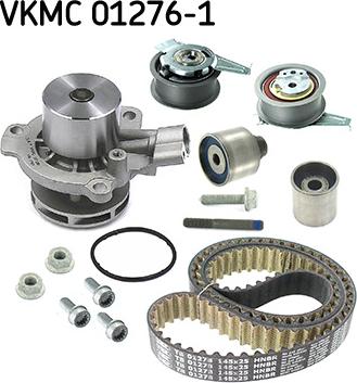 SKF VKMC 01276-1 - Водяной насос + комплект зубчатого ремня autodnr.net
