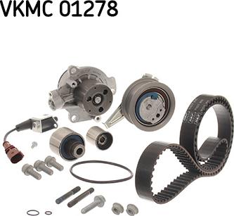 SKF VKMC 01278-2 - Водяной насос + комплект зубчатого ремня autodnr.net