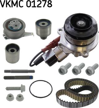 SKF VKMC 01278 - Водяний насос + комплект зубчатого ременя autocars.com.ua