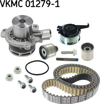 SKF VKMC 01279-1 - Водяной насос + комплект зубчатого ремня autodnr.net