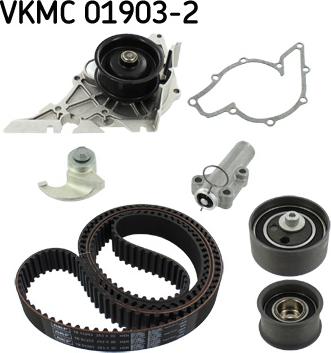 SKF VKMC 01903-2 - Водяний насос + комплект зубчатого ременя autocars.com.ua