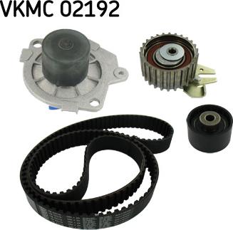 SKF VKMC 02192 - Водяной насос + комплект зубчатого ремня autodnr.net