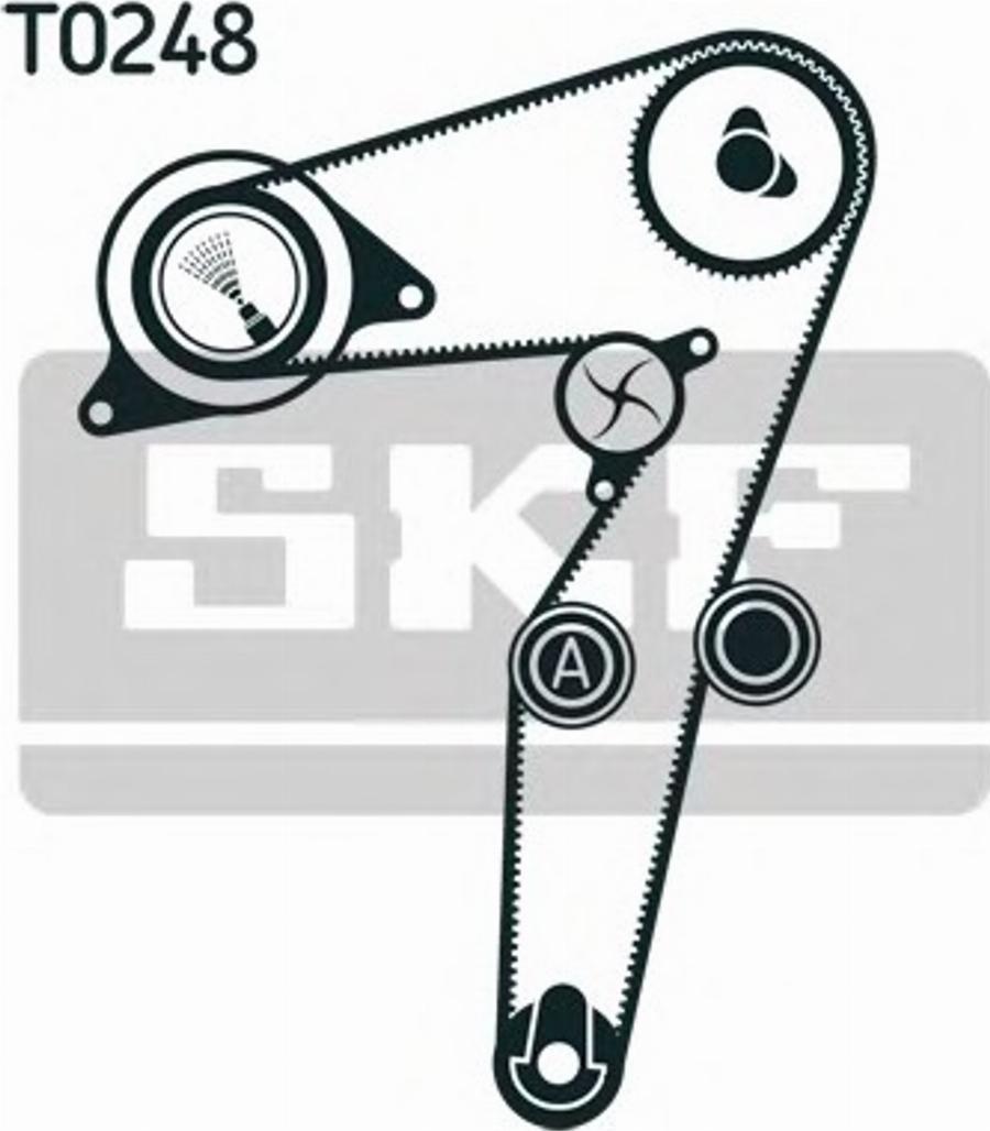 SKF VKMC 02193 - Водяной насос + комплект зубчатого ремня avtokuzovplus.com.ua