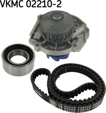 SKF VKMC 02210-2 - Водяний насос + комплект зубчатого ременя autocars.com.ua