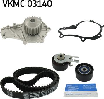 SKF VKMC 03140 - Водяний насос + комплект зубчатого ременя autocars.com.ua