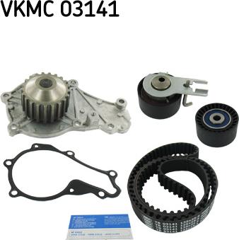 SKF VKMC 03141 - Водяний насос + комплект зубчатого ременя autocars.com.ua